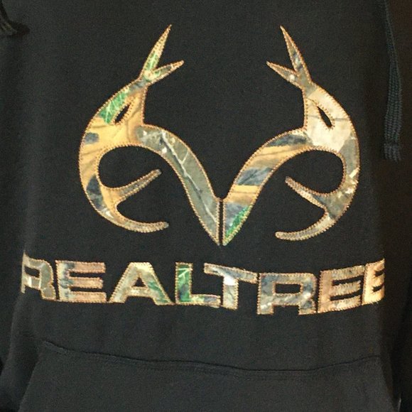 Realtree Black Antler Camo Pullover Hoodie - Picture 2 of 8